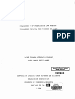 Optimizacion de Trilladora Portatil Friccion Del Ciat: Evaluacion UNA POR