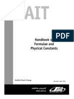 Handbook of Formulae