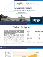 Lecture 13 Indicators and Terminologies in Sustainable Architecture