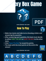 Mystery Box Game Template 1