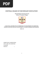 CS Practical File 2023-24