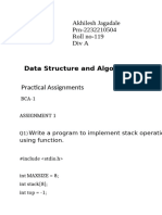 DS Lab Assignments Akhilesh Jagadale - Odt