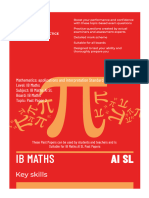 Mark Scheme Specimen Paper Mathematics - Applications and Interpretation Standard Level Paper 2