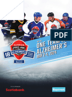 Non-Profit Hockey Event Fundraising Brochure