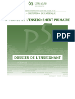 Evaluation Non Certificative - 2018 - 5e Primaire - Eveil Scientifique - Dossier Enseignant (Ressource 14894)