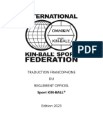 Reglement Officiel Francophone de Kin-Ball 2023 - A4