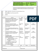 14 Sop Production Planning and Process Control