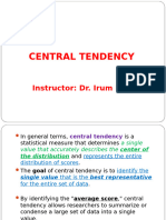 3 Central Tendency