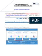 Instrucciones Como Inscribirse en SELECTACT Con Certificado Digital PDF