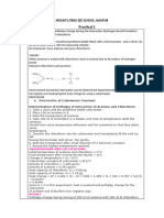 4.determination of Enthalpy Change During Interaction (Hydrogen Bond Formation) Between Acetone and Chloroform.