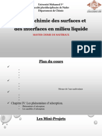 Cours Physicochimie Des Surfaces Et Des Interfaces en Milieu Liquide (Copie de MOHAMED EL MIZ, May 12 1