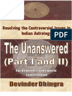 The Unanswered (Part I and II) Edition 3 (Jyotish) (Z-Library)