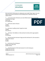 How To Give Instructions Worksheet