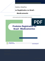 Documentacao e Dicionario de Dados Registros Validos Medicamento V1