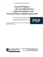 FDA Low Risk Devices Guidance