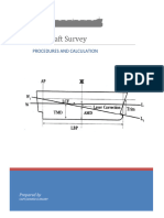 The Draft Survey Procedures and Calculat