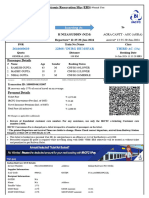 Durg Humsfar Third Ac (3A) : Electronic Reservation Slip (ERS)