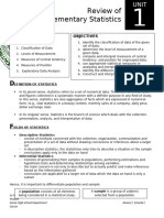 Module 1A - Review of Elementary Statistics