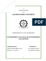 GEOPOLYMER CONCRETE Report FINAL