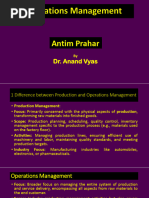 Antim Prahar Operations Management 2024