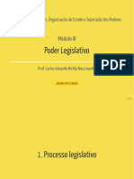 Poder Legislativo: Módulo III