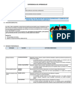 Experiencia de Aprendizaje Familia Derechos y Deberes