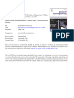 Computational Fluid Dynamics (CFD) Modelling and Experimental Validation of Thermal Processing of Canned Fruit Salad in Glass Jar