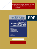 Ebooks File Handbook of Methods For Designing Monitoring and Analyzing Dose Finding Trials 1st Edition John O'Quigley All Chapters