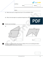 7th Grade Math Worksheets Perimeter and Area