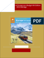 Full Download The Rough Guide To Europe On A Budget 4th Edition 2014 Aldridge PDF