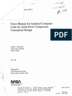 Users Manual For Updated Computer Code For Axial-Flow Compressor Conceptual Design