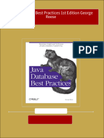 Java Database Best Practices 1st Edition George Reese All Chapters Instant Download