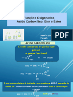 Aula 08 - Ácido Carboxílico Éter e Éster