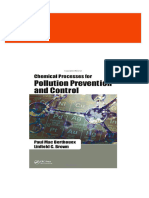 Chemical Processes For Pollution Prevention and Control 1st Edition Paul Mac Berthouex 2024 Scribd Download