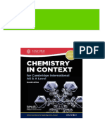 Immediate Download Chemistry in Context For Cambridge International AS & A Level 7th Edition Graham Hill Ebooks 2024