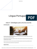 Português Aula 8