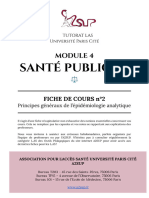 Fiche 2 - Principes gÃ©nÃ©raux de l'Ã©pidÃ©miologie Analytique