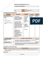 1° Grado - Sesiones Del 20 Al 24 de Marzo