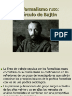 Postformalismo Ruso - Bajtin