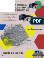 Conclusión Sobre El Analisis Del Sistema de Transporte Masivo BQ