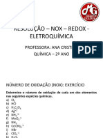 Resolução - Exercício - Eletroquímica