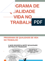 Programa de Qualidade de Vida Trabalho