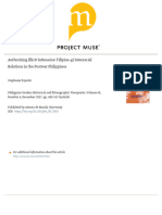 Authorizing Illicit Intimacies Filipina-GI Interracial Relations in The Postwar Philippines