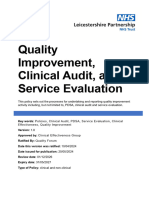 Quality Improvement Clinical Audit and Service Evaluation Policy Exp May 27