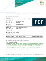 Anexo 5 - Plantilla Paradigmas y Enfoque de La Investigación Cientifica