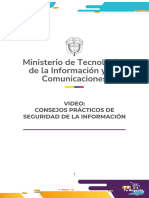 Consejos Prácticos de Seguridad de La Información