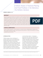 Three-Dimensional Esthetic Analysis in Treatment Planning For Implant-Supported Fixed Prosthesis in The Edentulous Maxilla: Review of The Esthetics Literaturejerd - 428 219..236