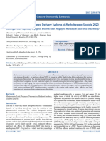 Trends in Nanocarrier Based Delivery Systems of Methotrexate: Update 2020