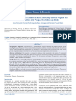 Circumcision of Male Children in The Community Service Project: The Characteristics and Prospective Follow Up Study