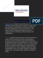 Reliance Insurance